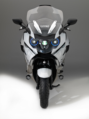 Illustration for article titled BMW Wants To Put Lasers On Motorcycles And Heads Up Displays In HelmetsÂ